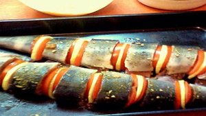 Рыба кижуч, запеченная в духовке