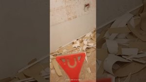 Быстрый демонтаж обоев под покраску.