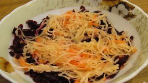 Салат из квашеной капусты