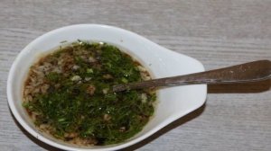 Салат с баклажанами и говядиной