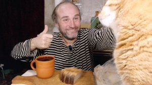 ужин с Рыжулей. хлеб дарницкий с маргарином. мукбанг. обжор. еда на камеру. диета. шизофрения.