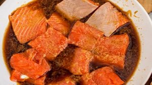 Рыба на вертеле