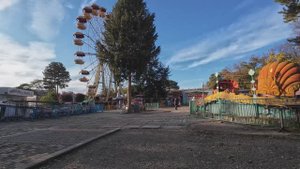 Кисловодск. Прогулка по осеннему городу без монтажа одним файлом. 2 часть.