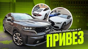 Монстеркар Логистик Москва привезли нашим заказчикам из Кореи КИА Соренто, Хендай Палисад АУДИ А7