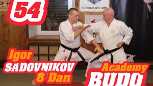 BUDO ACADEMY 54 SADOVNIKOV IGOR 8 DAN SHOTOKAN KASE HA
