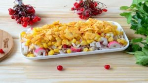 Салат из куриной грудинки