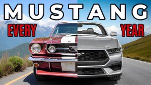 Ford Mustang (1964½–2025) История трансформации автомобиля #Technoyarus