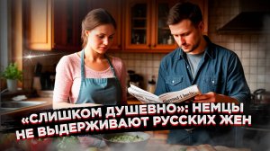 Душа против расчёта: Необъяснимая для немцев щедрость русских жён разбивает их браки