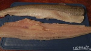 Рыба (хек), запеченная в молоке