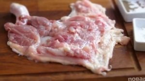 Пасхальная курочка из окорочков с яблочками