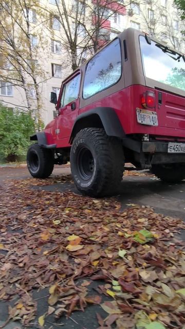 Jeep Wrangler YJ V8 Magnum просто едем на CarsandCoffeeMoscow