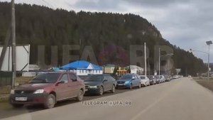 очередь за бензином в Старосубхангулово