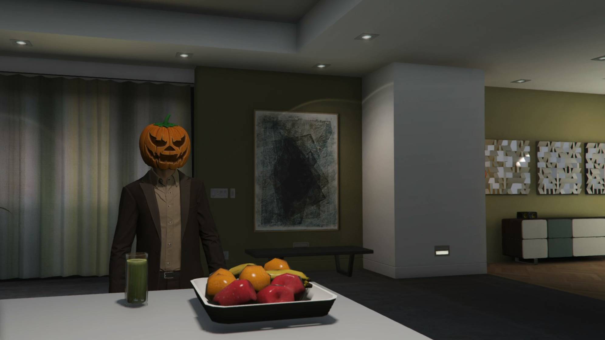 Grand Theft Auto V. 1 часть. Поиск тыкв, сладость или, гадость. #GTA5#Halloween#Тыква#Превращение;)