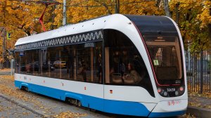 27 маршрут трамвая. 09.10.2025 год. Москва.