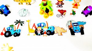 Пазл Синий Трактор 🚜 Видео для детей ❤️