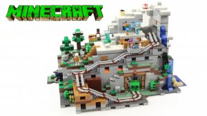 LEGO Горная пещера Майнкрафт