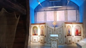 кухня и алтарь на древнем корабле