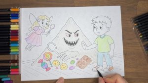 СКАЗКА - РАСКРАСКА "Злая Сахария!" 4 выпуск