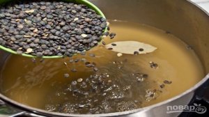 Салат с чечевицей