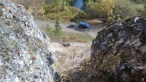 Забрались в пещеру. Сил нету.