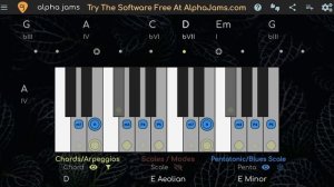 _Keys – in E Dorian _ 70 BPM #alphajams