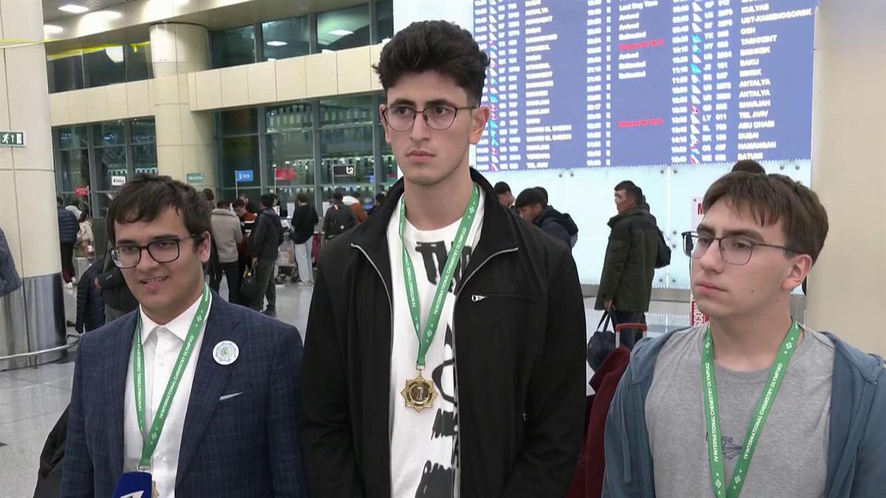 В Москву вернулись победители Международной олимпиады по химии