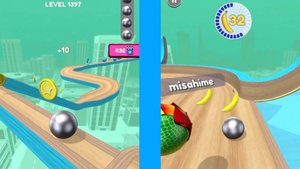 Going Balls Super Speed run Gameplay New Update Level 1397 to 1400 Banana frenzy