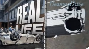 Аварии на реальных событиях в игре BeamngDrive #3