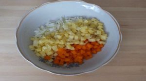 Оливье из красной рыбы