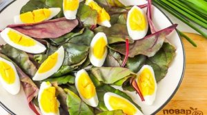 Салат из листьев свеклы