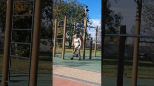 Золотая осень , турник , брусья , гиря - в Парке на Смоленке !!! 🔥🔥🔥