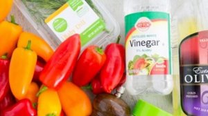 Салат из маленьких перчиков