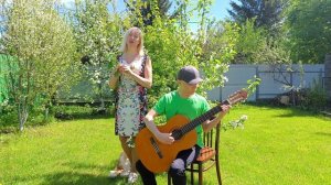 "Ходила младёшенька" русская народная песня. Павел и Наталья Бурсянины.