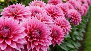 Георгины. Конец сезона.