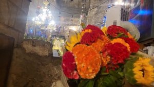 Наши цветы на праздник Покров Пресвятой Богородице в Храме Большой Гефсимании