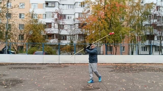 Разминка с копьём (5)