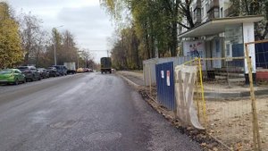 На площадке Кавказский Бульвар Бирюлёвской линии пилят деревья