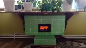 Камин-светильник из коробки