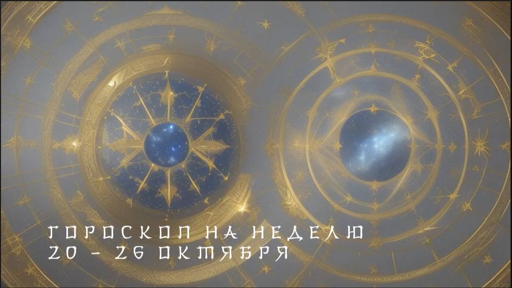Гороскоп на неделю с 20 по 26 октября 2025