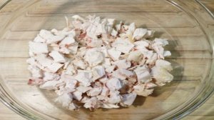 Салат с баклажанами и курицей