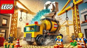 Грузовичок–унитаз LEGO - Справится ли он с давлением