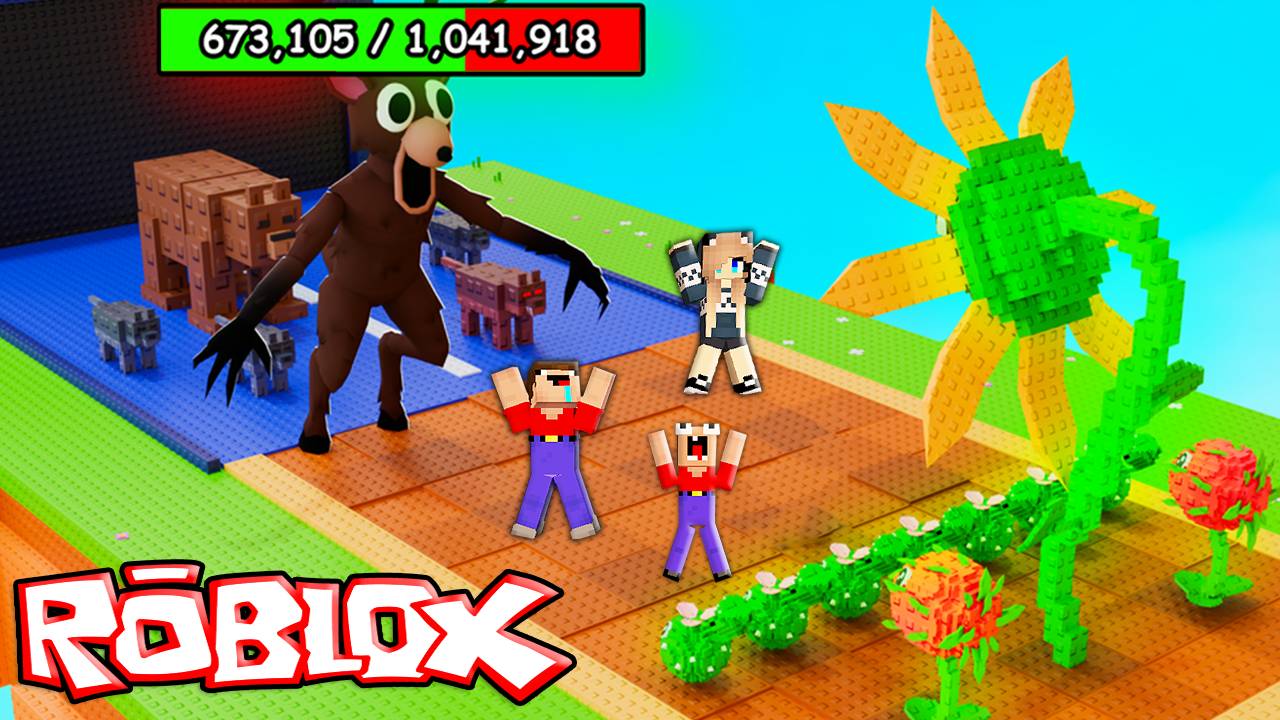 РАСТЕНИЯ ПРОТИВ 99 НОЧЕЙ В ЛЕСУ РОБЛОКС 2 НУБА И ДЕВУШКА ПРО смотреть онлайн