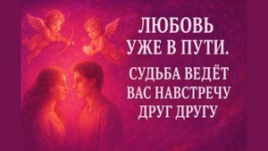 Сама жизнь ведёт тебя к любви. Пришла пора счастья!