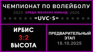 ИРБИС - Высота, UVC-5 (Девушки) - Предварительный этап