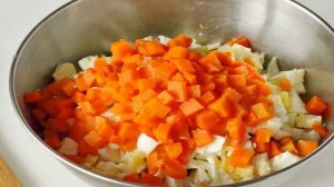 Оливье с фасолью