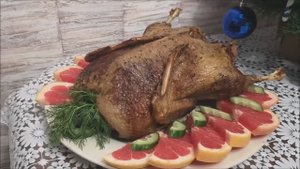 Запеченная утка в духовке с яблоками. Утка в маринаде. СОЧНЕЕ НЕ БЫВАЕТ !!!!