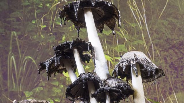 Как растут грибы. Навозник белый. смотреть онлайн