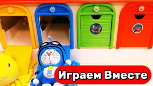 УЧИМ ЦВЕТА С ЗАБАВНЫМИ ИГРУШКАМИ 🟢🟡🔴 АСМР РАЗВИВАЮЩЕЕ ВИДЕО ДЛЯ ДЕТЕЙ