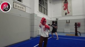 Ушу-саньда в Москве. Спарринги и работа в парах.