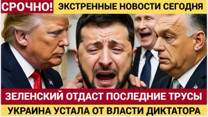 ШОК! ЗЕЛЕНСКИЙ уже готов отдать территории ради мира Никогда Киеву не было еще так СТРАШНО!